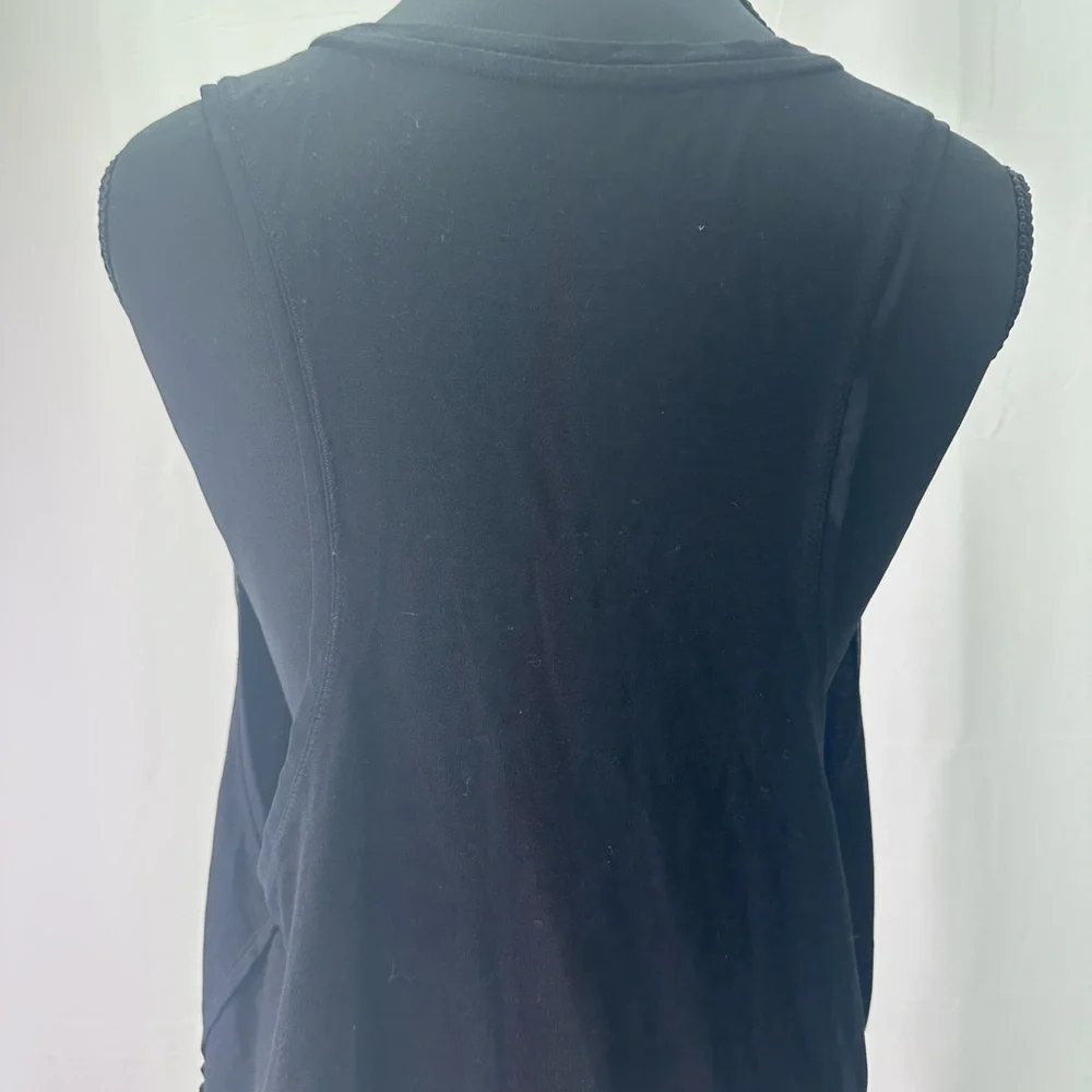 Athleta Black Relaxed Muscle Tee L - Picture 3 of 3
